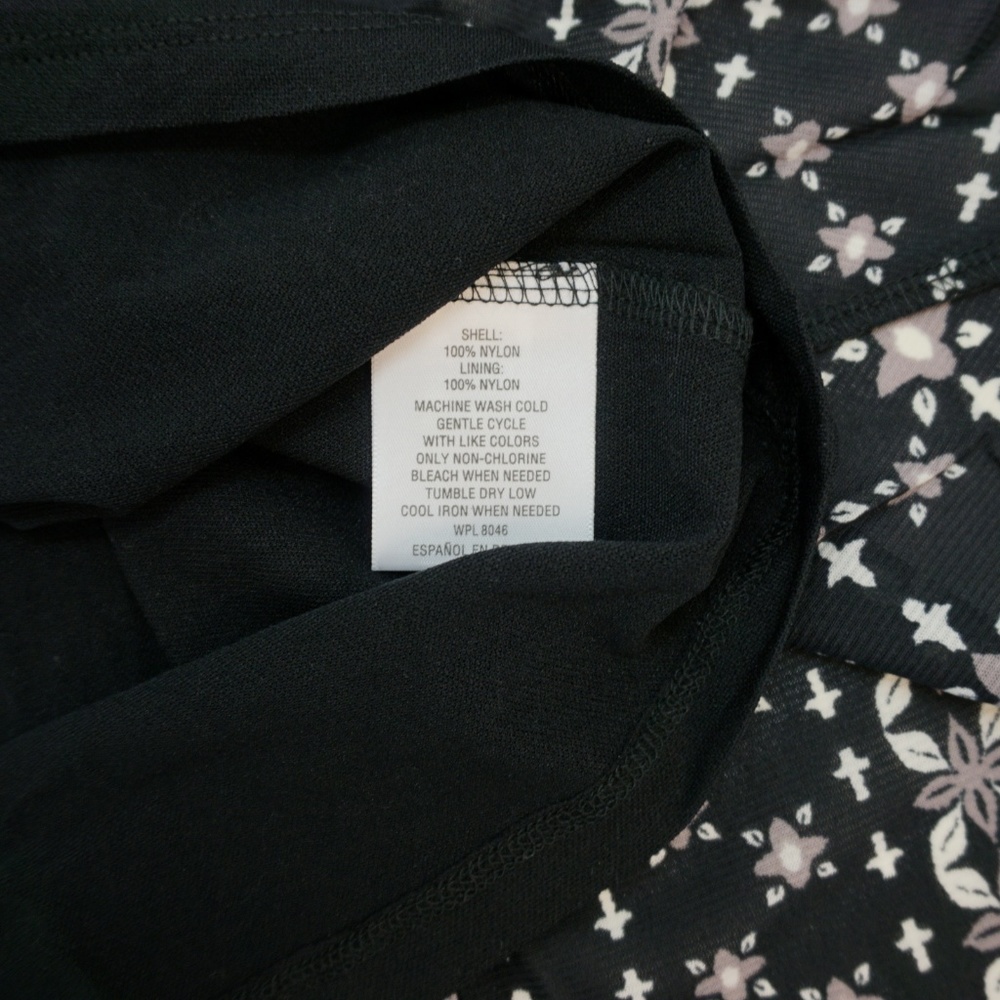 Style&Co Bell Sleeve Ruffle Printed Blouse Top - Picture 5 of 8